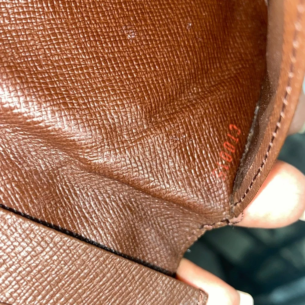 Authentic Louis Vuitton Damier Checkbook/Phone Long Wallet